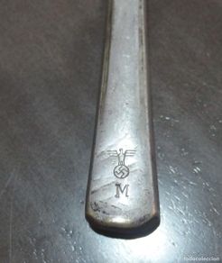 Militaria: CUCHILLO DE CUBERTERÍA NAZI,ORIGINAL,DEL MINISTERIO DEL AIRE O LA MARINA ALEMANA